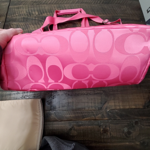 COACH Hot Pink Diaper Bag - Picture 7 of 11